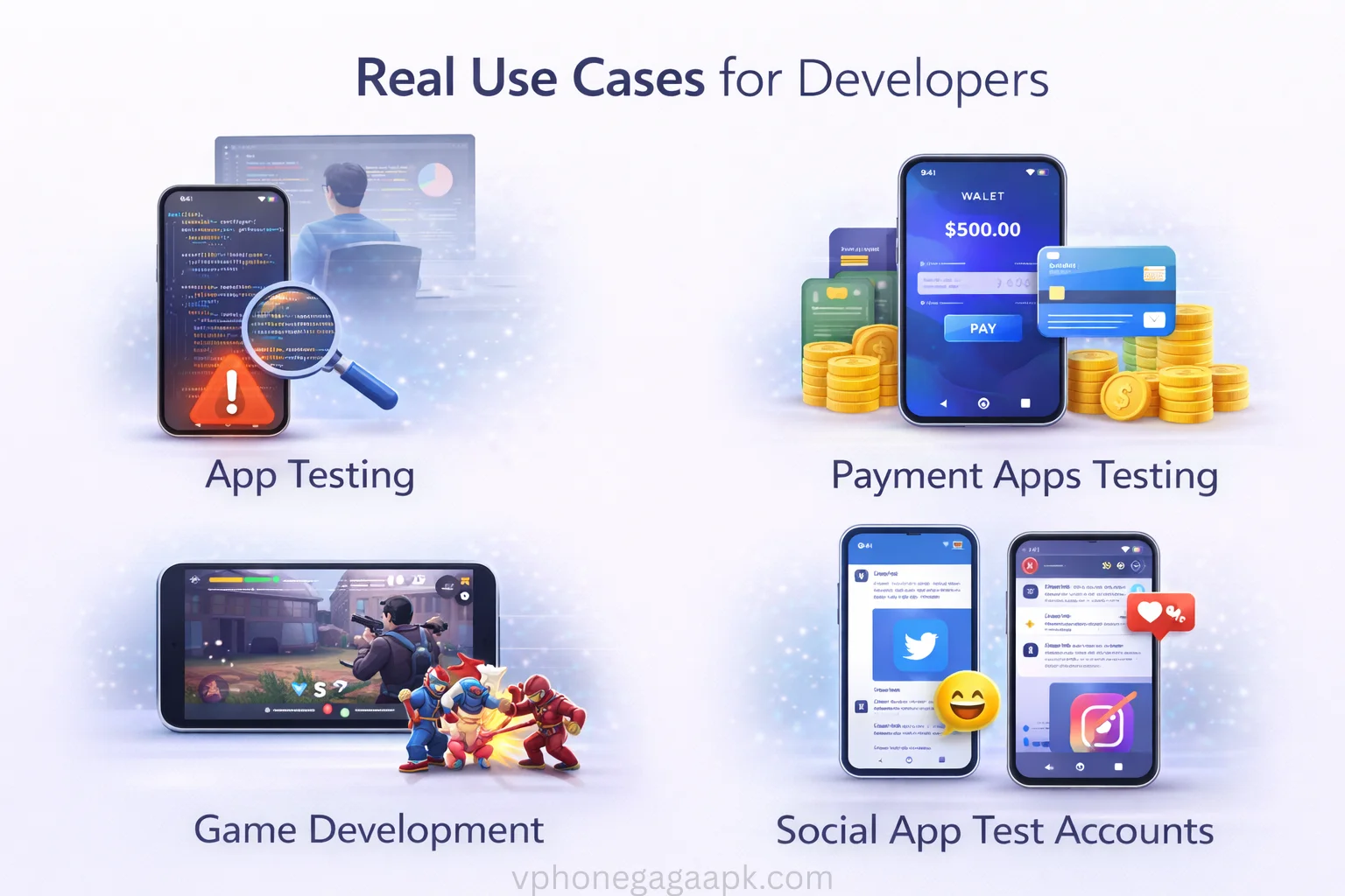 vphonegaga Real Use Cases for Developers