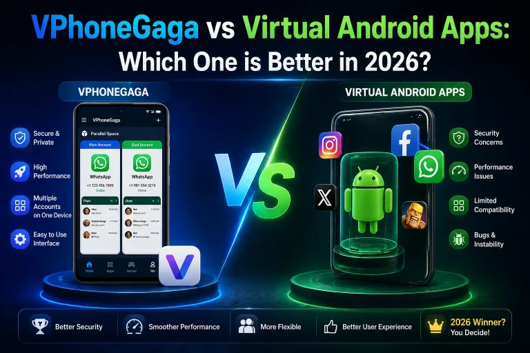 VPhoneGaga vs Virtual Android App